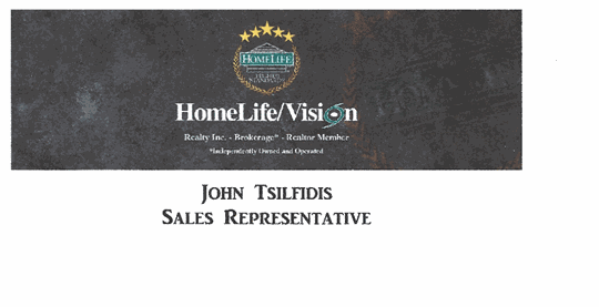 John Tsilfidis HomeLife Vision Realty